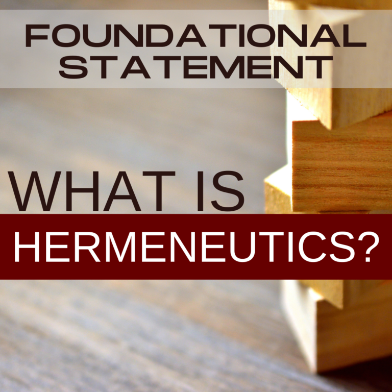 What IS Hermeneutics